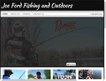 Tablet Screenshot of joefordfishing.com